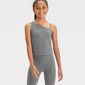 All In Motion Girls' Everyday Soft Cropped Tank Top